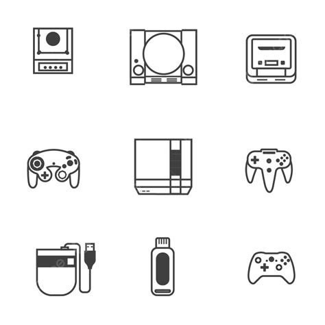 Gaming Console Vector Hd Images Game Console Device Icon Game Icons