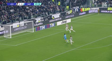 Juve Napoli Guarda Il Clamoroso Gol Sbagliato Da Kvaratskhelia