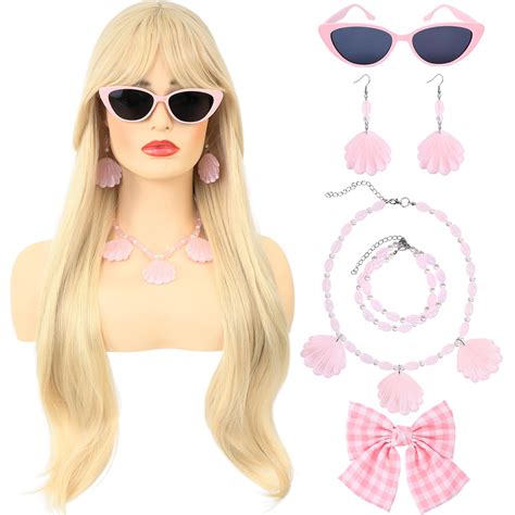 Amazon Morvally Long Blonde Wig With Bangs For Women Wavy