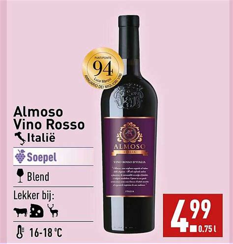 Almoso Vino Rosso Aanbieding Bij ALDI 1Folders Nl