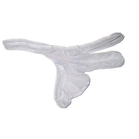 Hombres Pene Bolsa Suspensorio Gay Ropa Interior Sexy Vaina Tanga Hombre G Cuerda Pene Manga