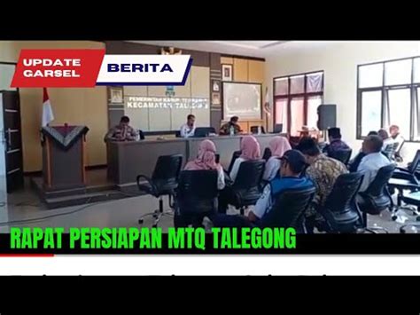 Forkopimcam Talegong Gelar Rakor Persiapan Hadapi Mtq Tingkat Kab Garut