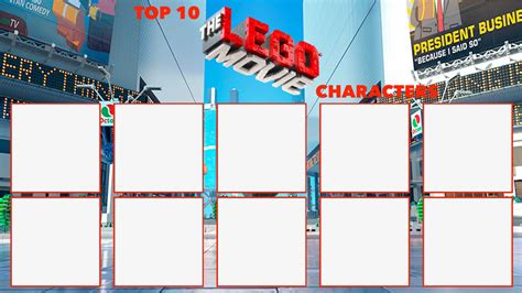 Top 10 The Lego Movie Characters Meme By Edogg8181804 On Deviantart