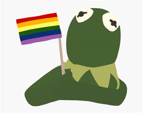 Frog Gay Flag Tumblr Gay Pepe Frog Feels Png Gay Pepe Kermit The Frog Trans Transparent Png