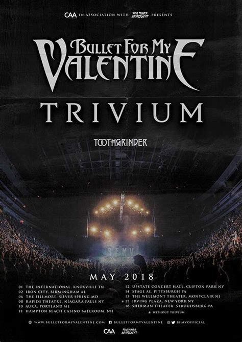 Bullet For My Valentine, Trivium, Toothgrinder Tour | The Circle Pit