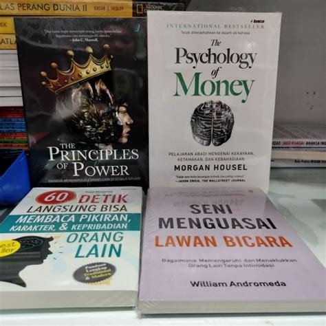 Jual Paket 4 Buku The Principles Of Power The Psychology Of Money 60