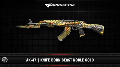 CF AK 47 Knife Born Beast Noble Gold VIP Upgrade YouTube