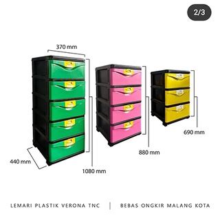 Jual Lemari Plastik Container Plastik Storage Box Verona Tnc Susun