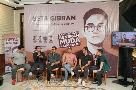 Wakili Generasi Muda Gibran Rakabuming Didukung Jadi Cawapres Di