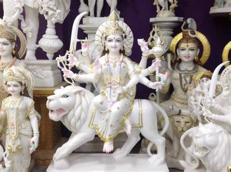 Marbal Marble Durga Statue Temple At Rs In Govindgarh Alwar