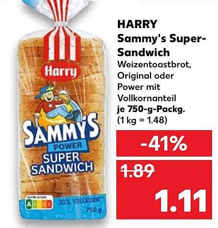 Harry Sammy S Super Sandwich Angebot Bei Kaufland Prospekte De