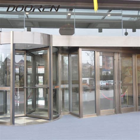 china automatic revolving door  building entrance suppliers
