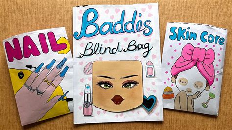 ️ Tutorial ️ Roblox Skincare Baddies Blind Bag Paper 💅🏻 Asmr Neken Dana Youtube