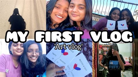 My First Vlog ️ Art Vlog Youtube