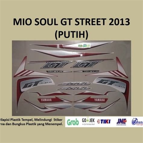 Jual Mio Soul Gt Putih Motor Yamaha Stiker Striping Stripping