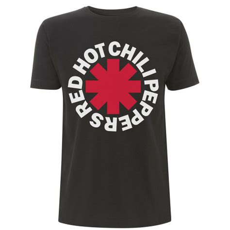 Red Hot Chili Peppers Unisex T Shirt Red Asterisk Official Band Shirts