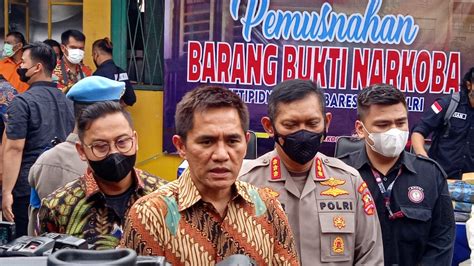 Sebanyak 173 Kg Ganja Berhasil Dimusnahkan Polri 1 3 Juta Jiwa