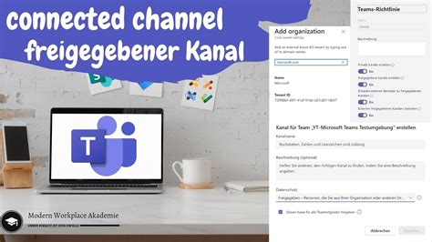 neuen freigegebenen Kanäle connected channel in Microsoft Teams