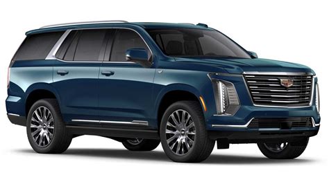 New Deep Sea Metallic Color In The 2025 Cadillac Escalade First Look