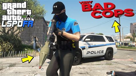 Gta Lspdfr Los Santos Police Department Bad Cop Nve Youtube