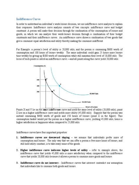 Indifference Curve | PDF