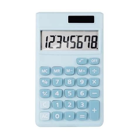 Mini calculatrice portable à 8 chiffres écran LCD calculatrice