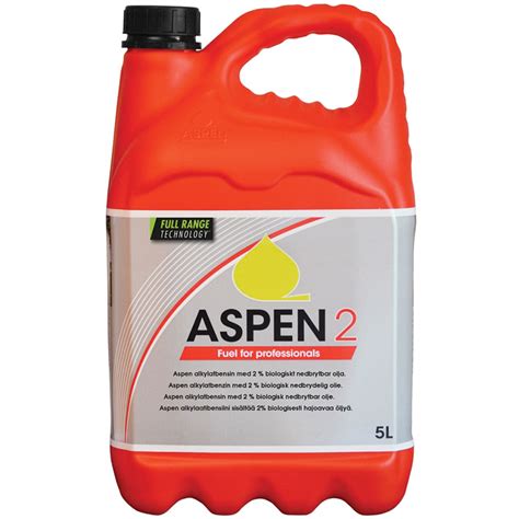 Aspen 2 Pre Mixed 2 Stroke Fuel 5 Litre Robert Kee