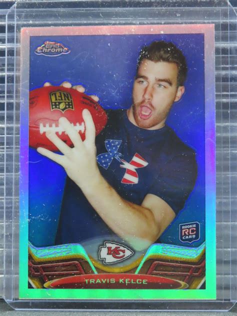 2013 Topps Chrome Travis Kelce Refractor Rookie RC 118 Kansas City