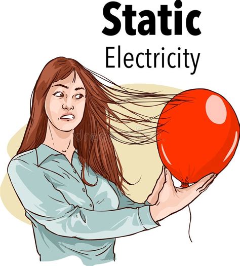 Static Electricity Hair Stock Illustrations – 65 Static Electricity ...