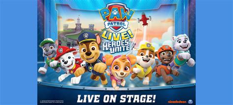 Paw Patrol Live Heroes Unite Theatermania