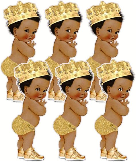 Amazon Artpaperwonders Gold Prince Party Cut Outs Royal Birthday