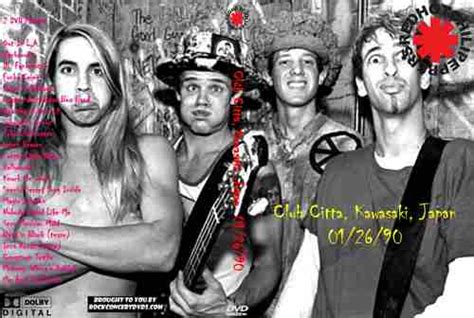 Red Hot Chili Peppers 1990 01 26 Japan DVD Rock Concert DVD S