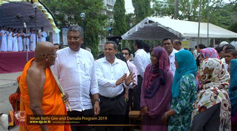 Vesak Bathi Gee And Dansala 2019 32 Usj University Of Sri