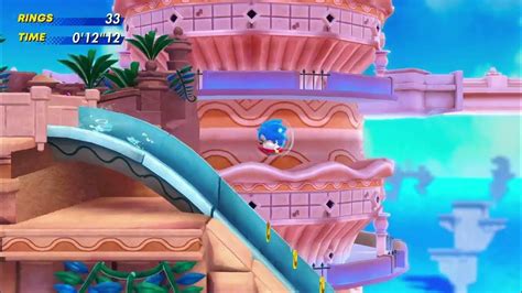 Sonic Superstars Lagoon City Zone Act 1 Sonic 1080 Hd Youtube