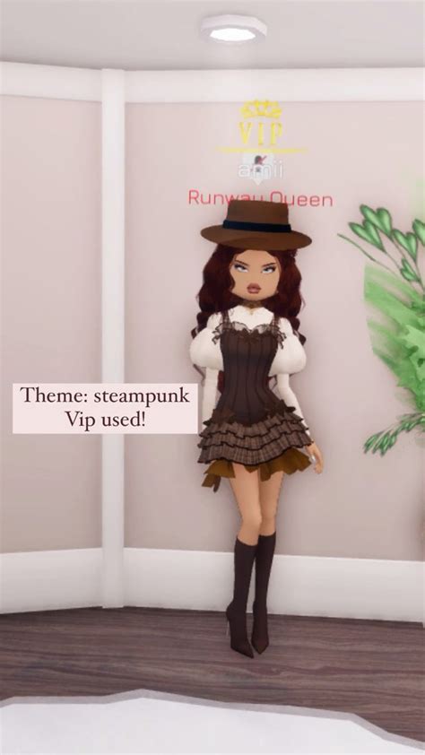 Dress To Impress Dti Roblox Outfit Theme Steampunk In Movies