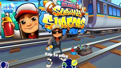 Subway Surfers Atlanta Jake Dark Outfit Fullscreen Gameplay Hd