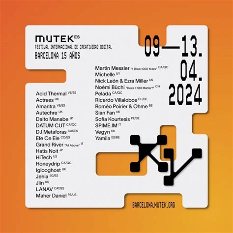 MUTEK Barcelona 2024 cierra su cartel con 12 nuevos nombres Indieófilo