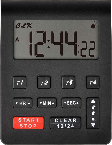 Runleader Digital Desktop Küchentimer 4 Countdown Timer und Stoppuhren