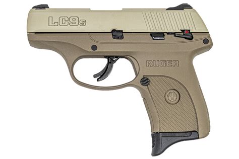 Ruger Lc9s 9mm 7 Round Semi Auto Pistol With Elite Jungle Cerakote