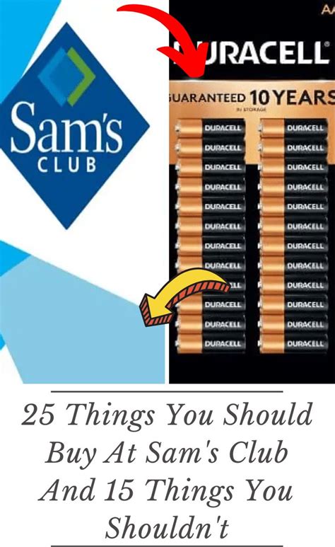 Expert Diyer Shares 25 Things To Always Buy And 15 Things To Always Avoid At Sams Club Club