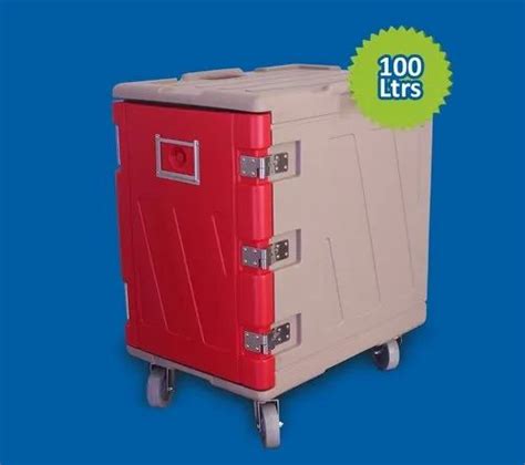 Malabar Rectangular Hot Cold Food Trolley Isothermal Container Load