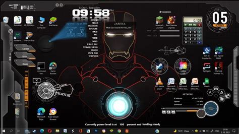 Iron man Homepage/ Jarvis | Shield, System, Elaborate