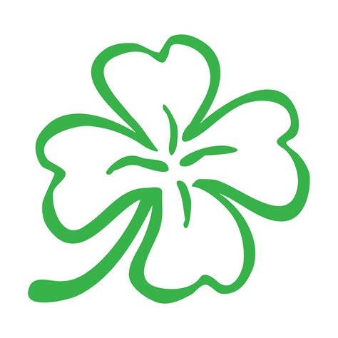 Lucky Irish Clover For St Patricks Day 552515 Vector Art At Vecteezy