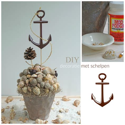 Mooie decoratie met schelpen Diy Interieur ideeën ElsaRblog