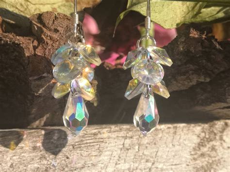 Boucles D Oreilles En Cristal Autrichien Brin De Syl