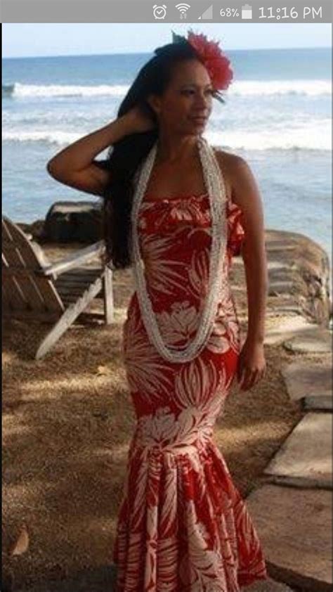 Cook Island Dress 😆 Polynesian Dress Island Fashion