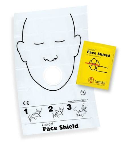 Laerdal® Face Shield The Low Cost Solution For Cpr Rescue Breathing