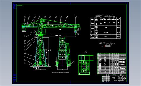 门式起重机总体设计autocad 2004模型图纸下载 懒石网