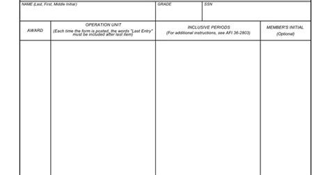 Af Form 104 ≡ Fill Out Printable Pdf Forms Online