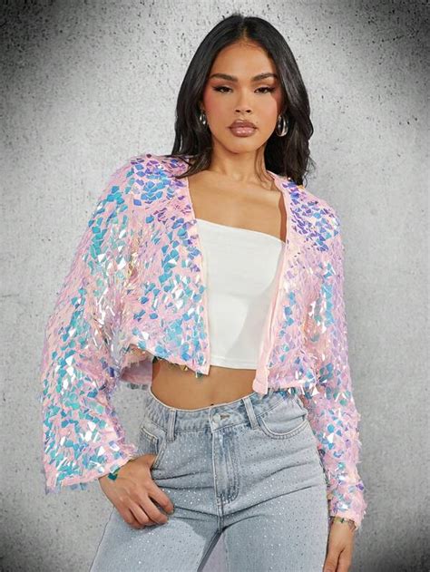 Search Sequin Jacket SHEIN USA